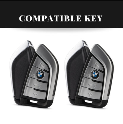 BMW New Key Armour Metal Alloy Keycase with Holder & Rope Chain