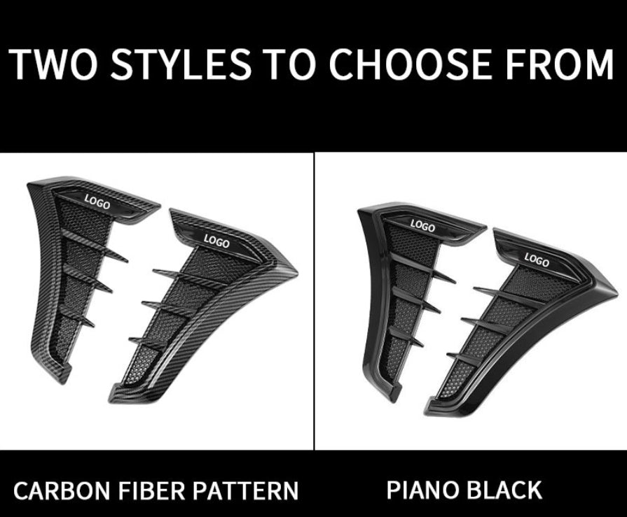 Carbon Fibre Heavy Car Fender Guard (2 pcs) 25x17 cm
