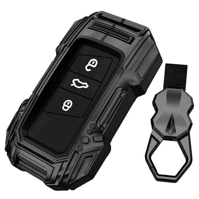 Skoda/Volkswagen New Remote Key Premium Batman Metal Alloy Keycase with Holder & Rope Chain