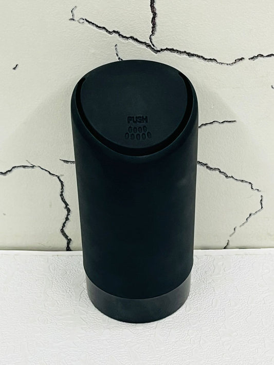Cup Holder Round Dustbin Car Black