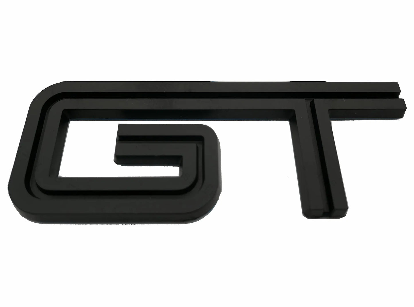 3D GT v2.0 Metal Sticker Decal Black (11x3.5 cm)