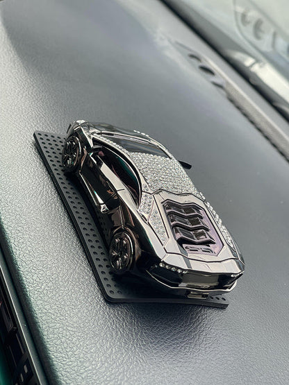 Lamborghini Design Alloy Studded With Stones Crystal Luxury Air Freshener