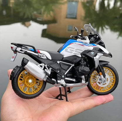 BMW R1250 GS 1:12 Licensed Maisto Diecast Alloy Model Bike