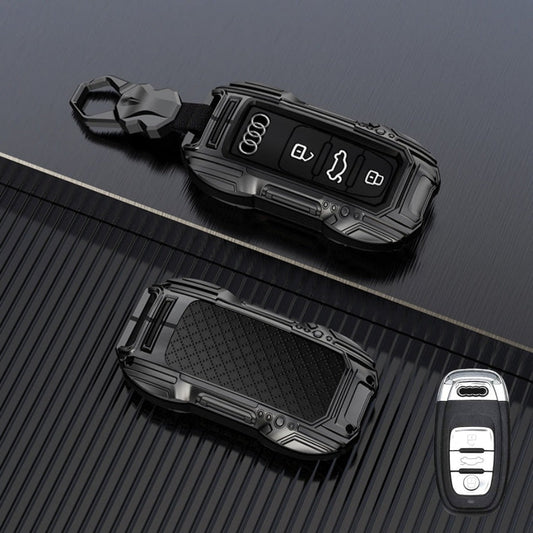 Audi Old Key Premium Batman Metal Alloy Keycase with Holder & Rope Chain