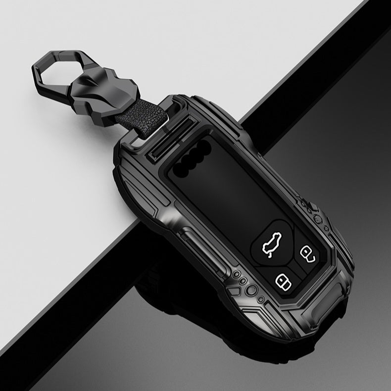 Audi Remote Key Premium Batman Metal Alloy Keycase with Holder & Rope Chain