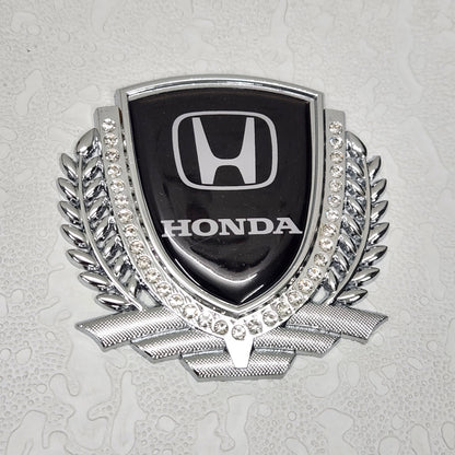 3D Owners Club v3.0 Car Metal Emblem Badge Sticker Decal (Silver) 8.3 x 8 cm