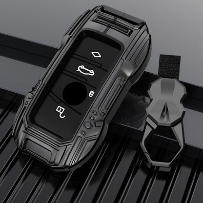 BMW New Key Premium Batman Metal Alloy Keycase with Holder & Rope Chain