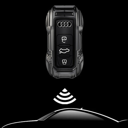 Audi Old Key Premium Batman Metal Alloy Keycase with Holder & Rope Chain