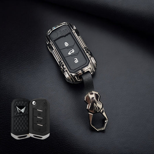 Mahindra XUV700/Scorpio/Thar/XUV300 New Key Premium Batman Metal Alloy Keycase with Holder & Rope Chain