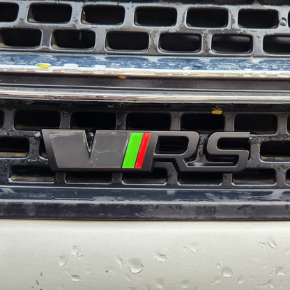 VRS Black Grille Metal Emblem (12 x 2.5 cm)