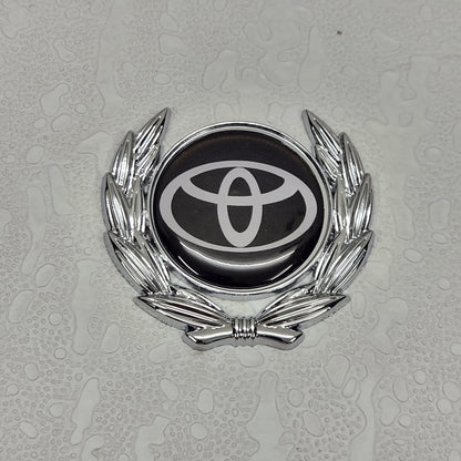 3D Owners Club v4.0 Car Metal Emblem Badge Sticker Decal (Silver) 6 x 5.5 cm