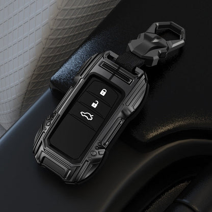 Fortuner / Hycross Keyless (3 Button Key) Premium Batman Metal Alloy Keycase with Holder & Rope Chain