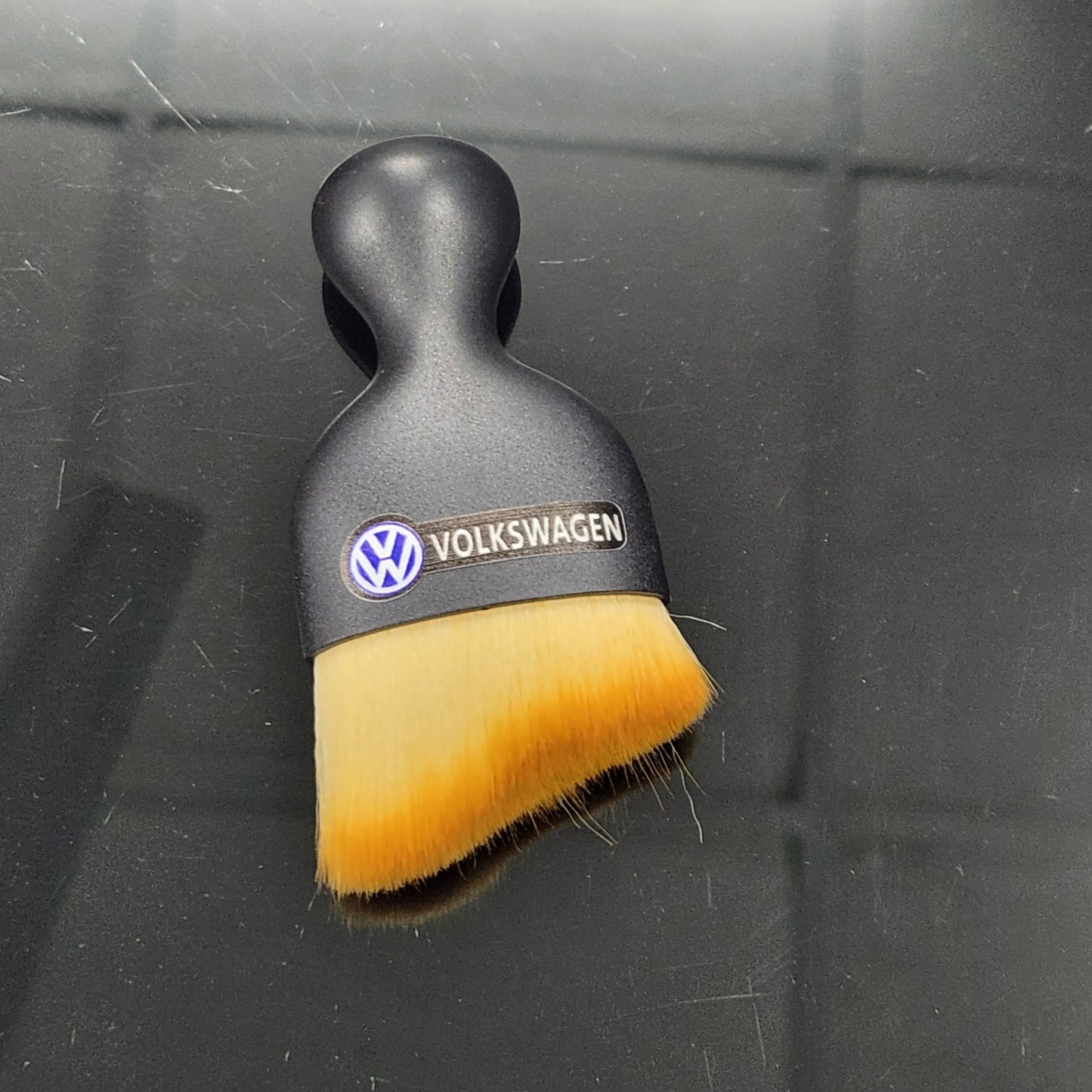 Car Interior Detailing, Cleaning Soft Brush, Curved Design Dust Collectors with Cover and Logo