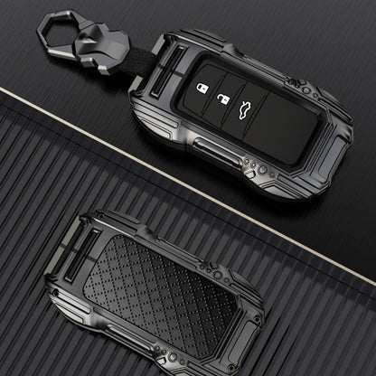 Fortuner / Hycross Keyless (3 Button Key) Premium Batman Metal Alloy Keycase with Holder & Rope Chain