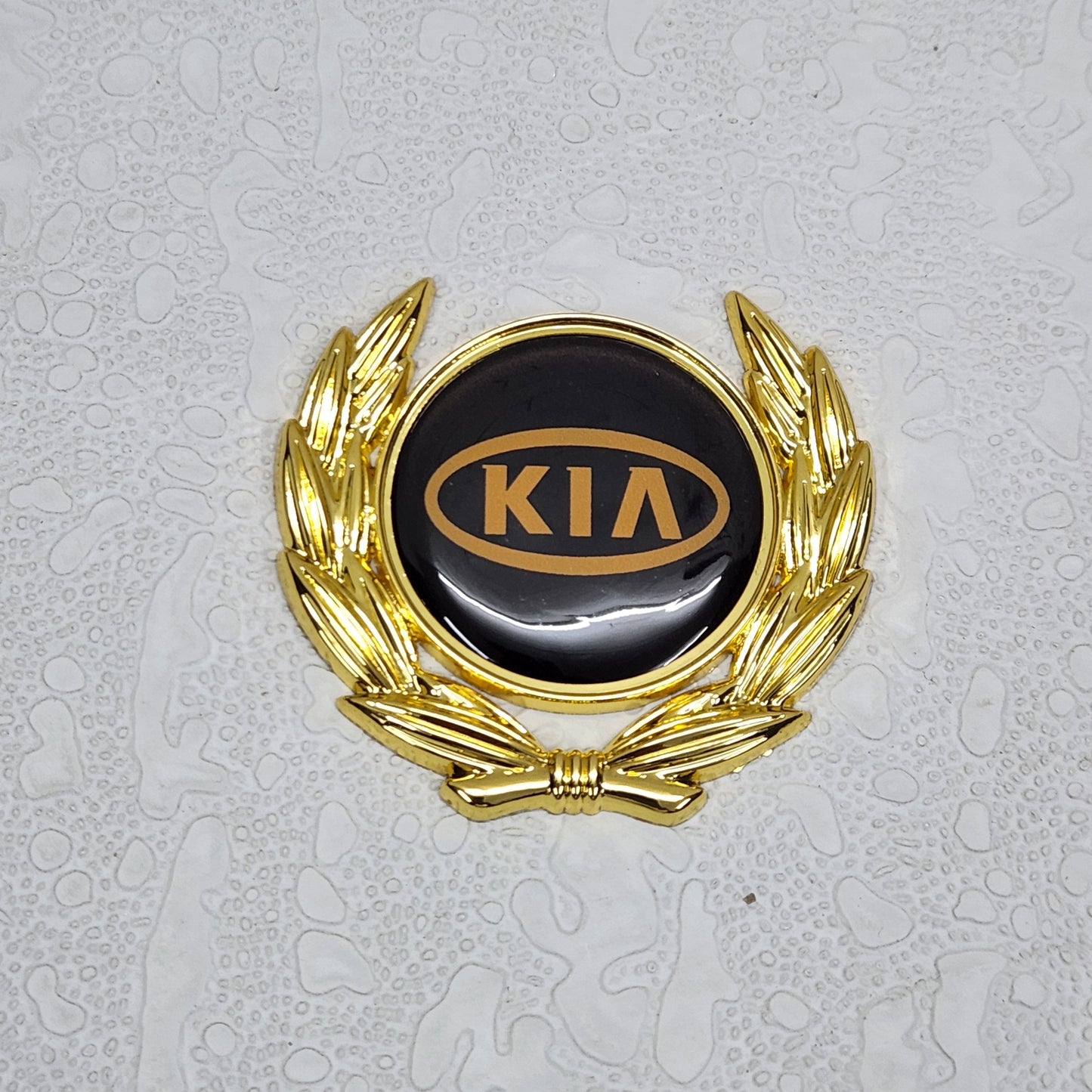 3D Owners Club v4.0 Car Metal Emblem Badge Sticker Decal (Gold) 6 x 5.5 cm