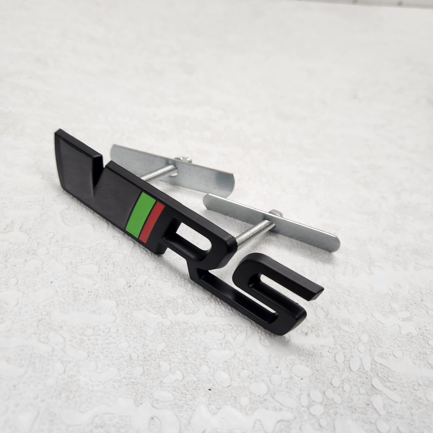 VRS Black Grille Metal Emblem (12 x 2.5 cm)