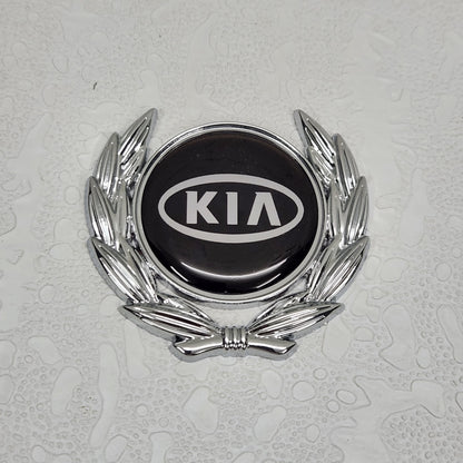 3D Owners Club v4.0 Car Metal Emblem Badge Sticker Decal (Silver) 6 x 5.5 cm