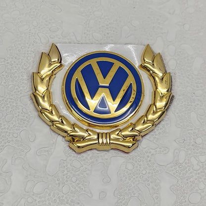 3D Owners Club v5.0 Car Metal Emblem Badge Sticker Decal (Gold)