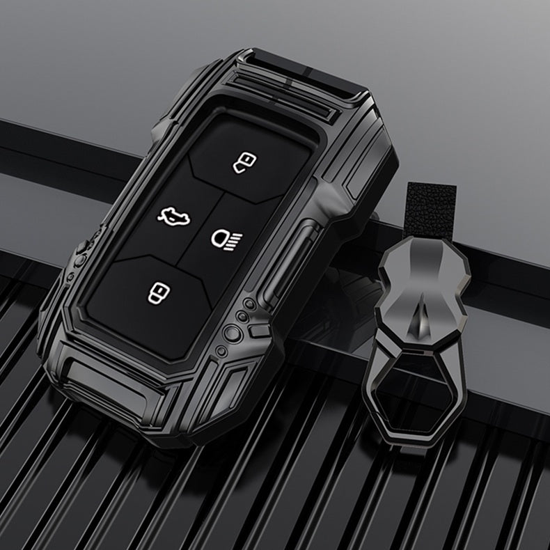 Tata Harrier/Safari/Nexon New Key Premium Batman Metal Alloy Keycase with Holder & Rope Chain