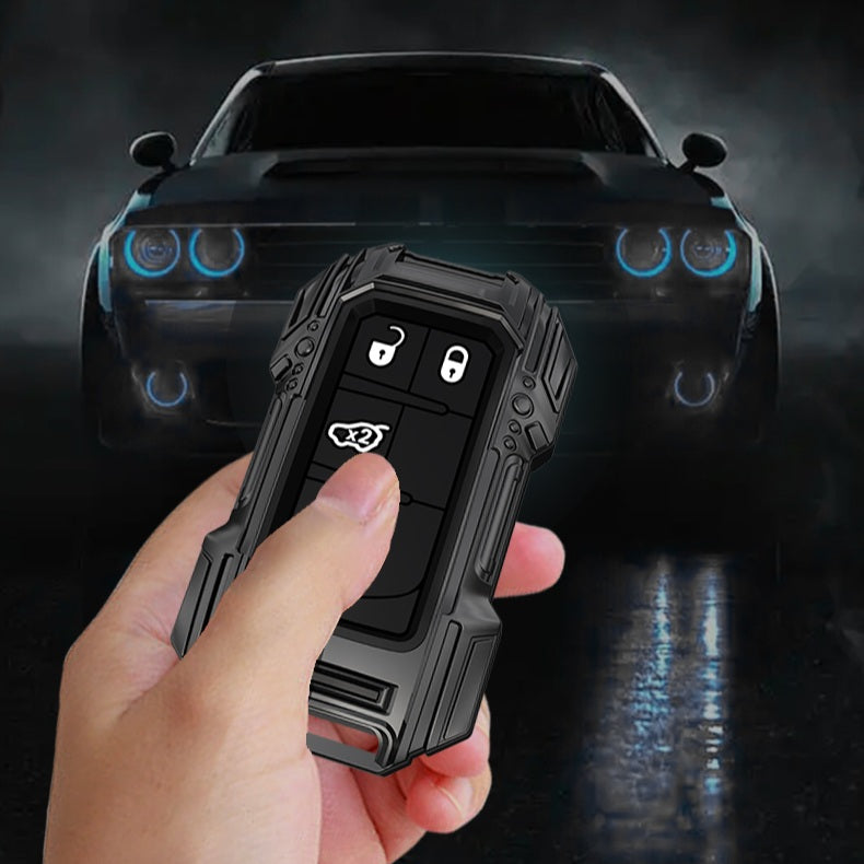 Jeep Compass/Cherokee/Meridian Premium Batman Metal Alloy Keycase with Holder & Rope Chain