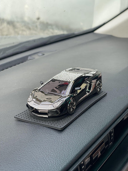 Lamborghini Design Alloy Studded With Stones Crystal Luxury Air Freshener