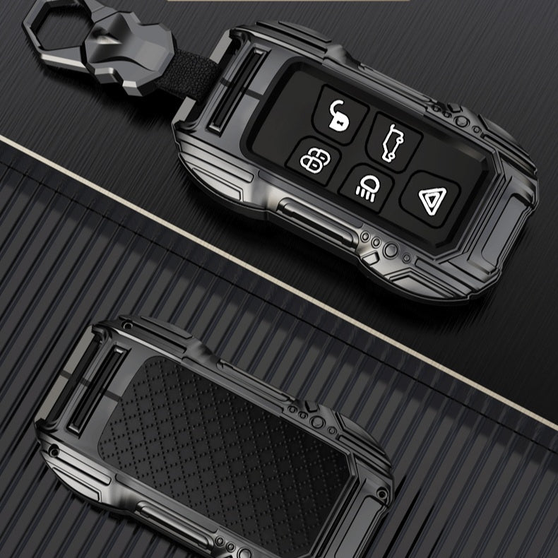 Jaguar/Land Rover v2.0 Premium Batman Metal Alloy Keycase with Holder & Rope Chain