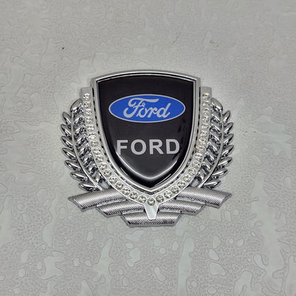 3D Owners Club v3.0 Car Metal Emblem Badge Sticker Decal (Silver) 8.3 x 8 cm
