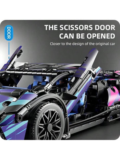 Lamborghini Technology Version Building Blocks Car 1280 Pcs