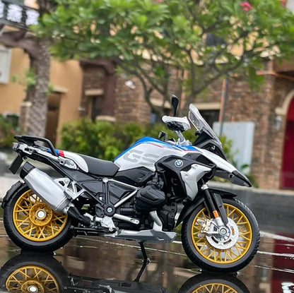 BMW R1250 GS 1:12 Licensed Maisto Diecast Alloy Model Bike