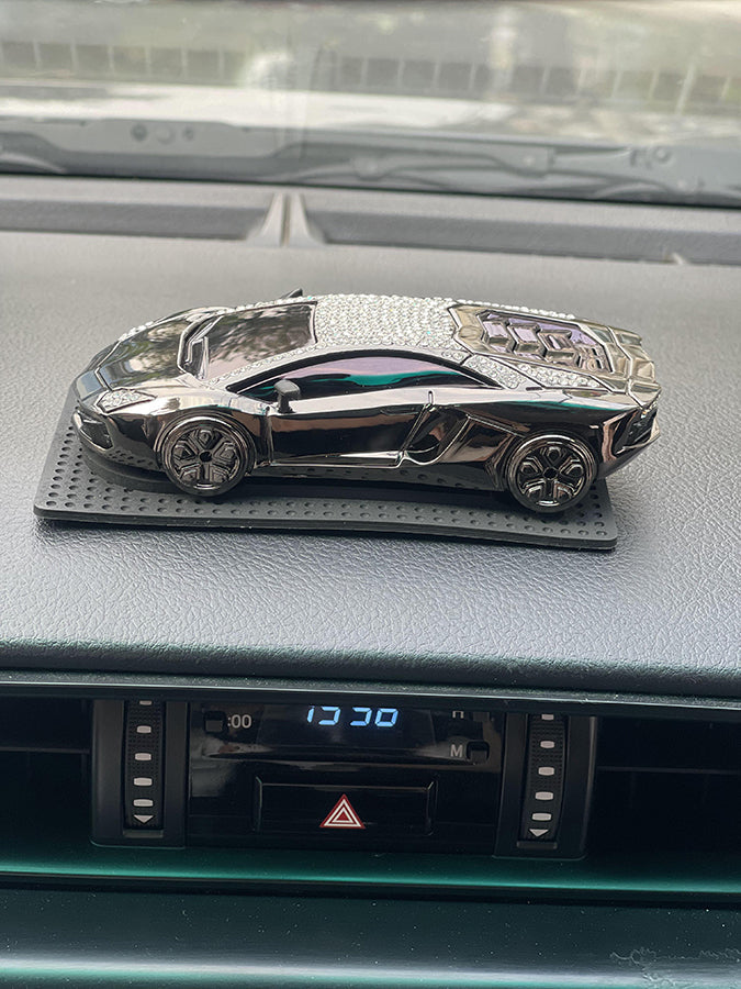 Lamborghini Design Alloy Studded With Stones Crystal Luxury Air Freshener