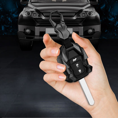 Honda 3 Button Old Key Premium Batman Metal Alloy Keycase with Holder & Rope Chain