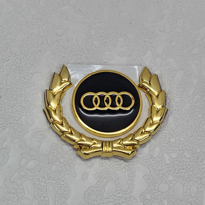 3D Owners Club v5.0 Car Metal Emblem Badge Sticker Decal (Gold)