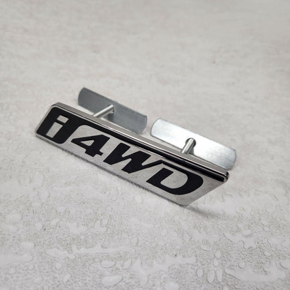 4WD Grille Metal Emblem (12 x 2.9 cm)