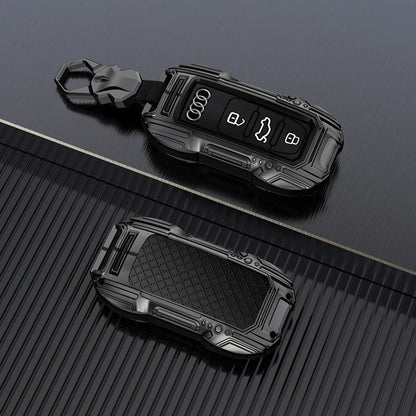 Audi Old Key Premium Batman Metal Alloy Keycase with Holder & Rope Chain