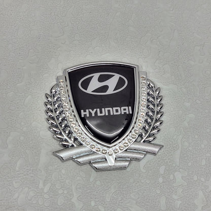 3D Owners Club v3.0 Car Metal Emblem Badge Sticker Decal (Silver) 8.3 x 8 cm