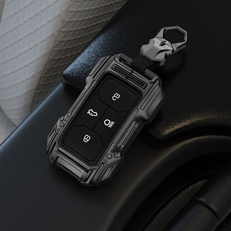 Tata Harrier/Safari/Nexon New Key Premium Batman Metal Alloy Keycase with Holder & Rope Chain
