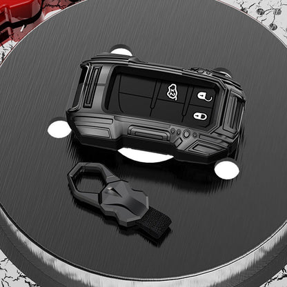 Jeep Compass/Cherokee/Meridian Premium Batman Metal Alloy Keycase with Holder & Rope Chain