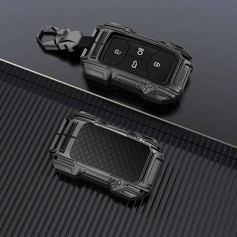 Tata Harrier/Safari/Nexon New Key Premium Batman Metal Alloy Keycase with Holder & Rope Chain