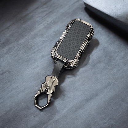 Mahindra XUV700/Scorpio/Thar/XUV300 New Key Premium Batman Metal Alloy Keycase with Holder & Rope Chain