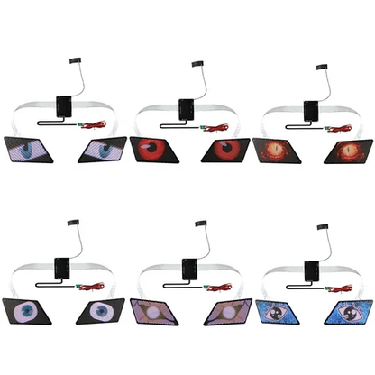 12V Car Animated Demon Eyes Display App Control LED Panel