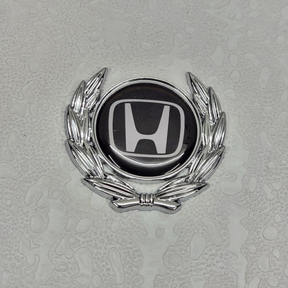 3D Owners Club v4.0 Car Metal Emblem Badge Sticker Decal (Silver) 6 x 5.5 cm