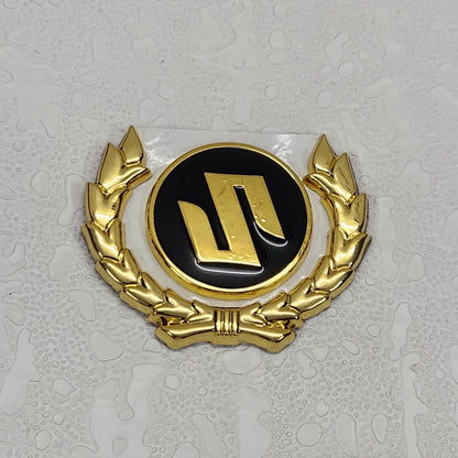3D Owners Club v5.0 Car Metal Emblem Badge Sticker Decal (Gold)