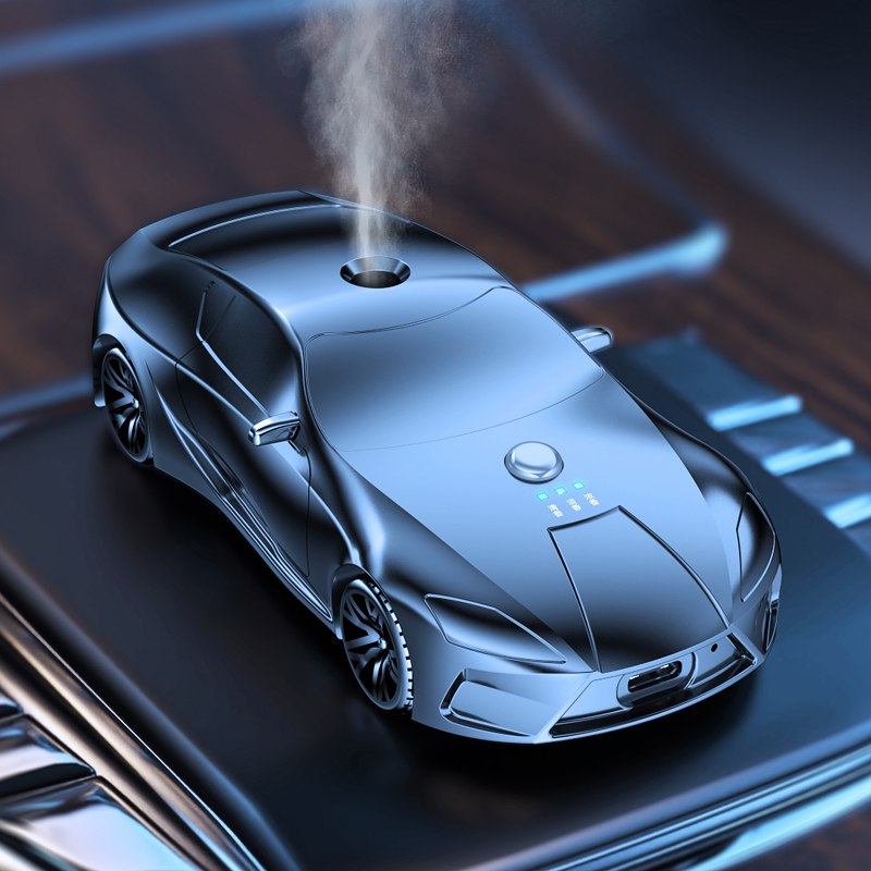 Smart Diffuser Car Shape Metal Alloy Perfume Aromatherapy
