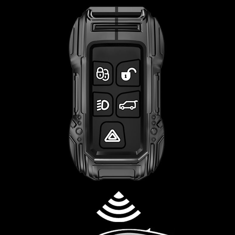Jaguar/Land Rover v2.0 Premium Batman Metal Alloy Keycase with Holder & Rope Chain