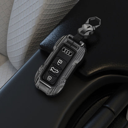 Audi Old Key Premium Batman Metal Alloy Keycase with Holder & Rope Chain