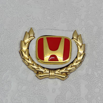 3D Owners Club v5.0 Car Metal Emblem Badge Sticker Decal (Gold)