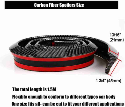 Universal Rear Samurai Spoiler Carbon (1.5 meter)