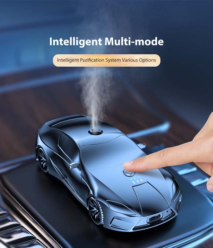 Smart Diffuser Car Shape Metal Alloy Perfume Aromatherapy