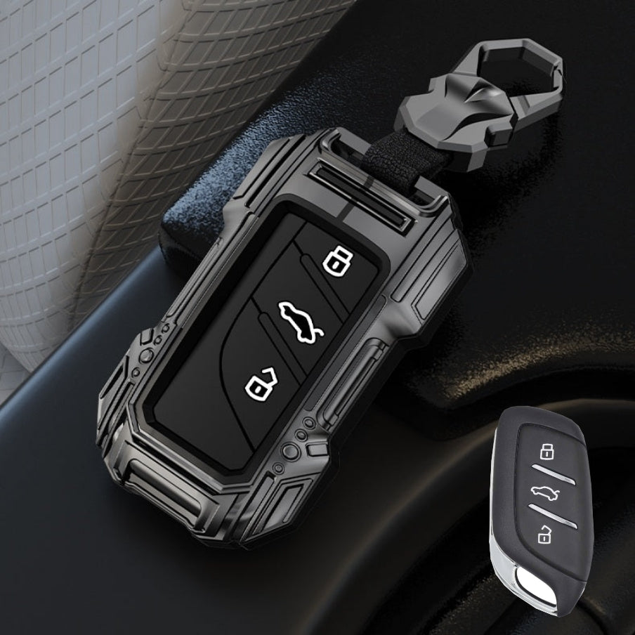 MG Astor / ZS EV Premium Batman Metal Alloy Keycase with Holder & Rope Chain