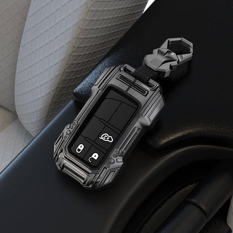 Jeep Compass/Cherokee/Meridian Premium Batman Metal Alloy Keycase with Holder & Rope Chain